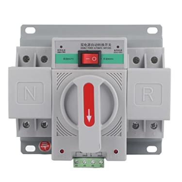 Imagem de Interruptor de Transferência, 220V 63A Interruptor de Transferência Automática Mini Disjuntor de Potência Eletrônico Duplo Inteligente, Interruptores de Transferência do Gerador