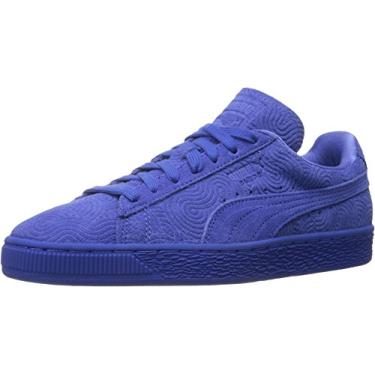 Imagem de PUMA Tênis feminino clássico de camurça colorido WN'S estilo clássico, Azul, 5.5