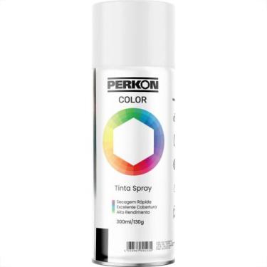 Imagem de Tinta Spray Perkon Uso Geral Branco Primer 300Ml 7198