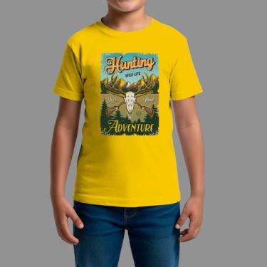 Imagem de Camisetas Infatil Básica Masculina Moda De Country confortável Gola Re