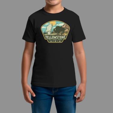 Imagem de Camisetas Infatil Básica Masculina Moda De Country confortável Manga C