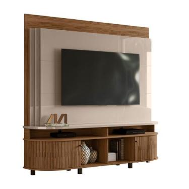 Imagem de Home Theater Daytona C/ Pés Para TV até 65" Fendi/ Naturale - Madetec