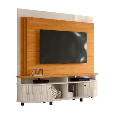 Imagem de Home Theater Daytona C/ Pés Para TV até 65"Cinamomo/ Off White - Madet