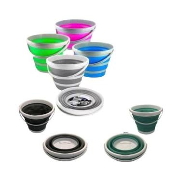 Imagem de Balde Retrátil de Silicone 10 Litros Versátil e Compacto - POWER MAID