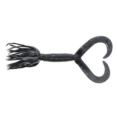 Imagem de "Yamamoto Gary, Twin Tail Hula Grub, 10 cm", preto com floco azul" (tamanho único) (93-10-021)