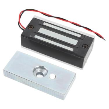 Imagem de Fechadura eletromagnética, 60 kg 130LBs Força de retenção Fechadura magnética elétrica para sistemas de controle de acesso de porta, modo NC à prova de falhas Fechadura