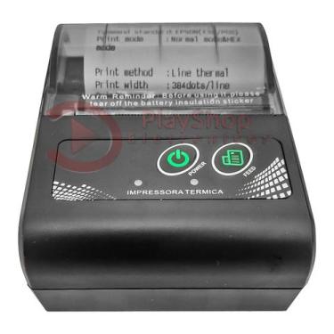Imagem de Mini Portátil Impressora Térmica Bluetooth Windows/Android Pedido 58mm