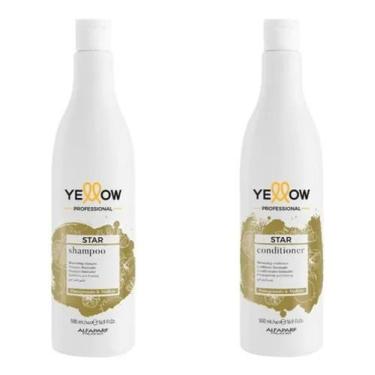 Imagem de Kit Shampoo + Condicionador Iluminador Star 500ml Alfaparf - Yellow