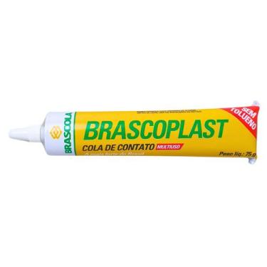 Imagem de Cola de Contato Universal Brascoplast 75g Colagem de materiais como co