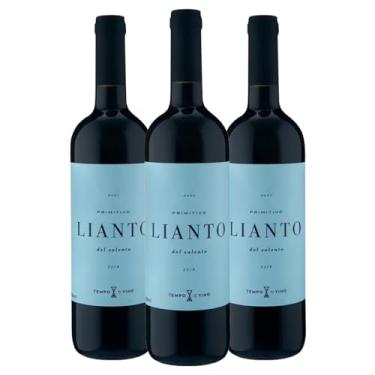 Imagem de Kit 3 Garrafas Vinho Tinto Lianto Primitivo 750ml