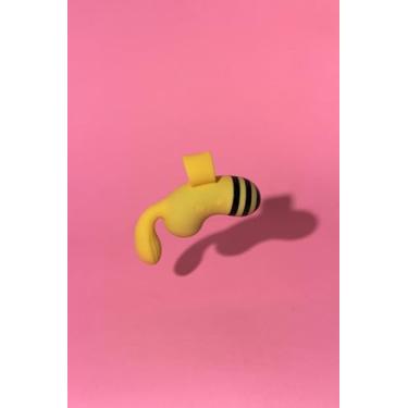 Imagem de Sugador e Vibrador Dedeira Bee - Amarelo