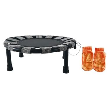 Imagem de menolana Min Trampoline para Crianças Tubo de aço Calmo Dobrável para Pátio de Fitness Home