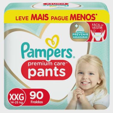 Imagem de Fralda pampers pants premium care jumbo xxg 90 unidades
