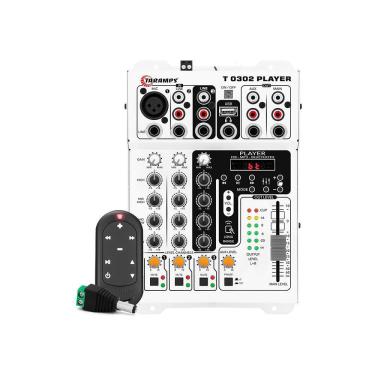 Imagem de Mesa De Som Taramps T0302 Player Bluetooth Usb Controle