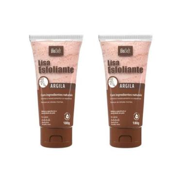 Imagem de Creme Esfoliante Soft Hair 180G Biosoft Argila - Kit Com 2Un