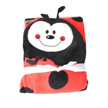 Imagem de Manta Baby Com Capuz De Bichinhos Animais Bebe Jolitex