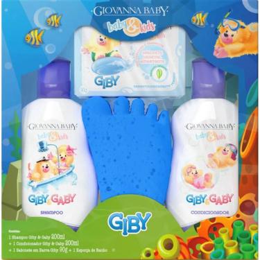 Imagem de Kit infantil hora do banho giby giovanna baby