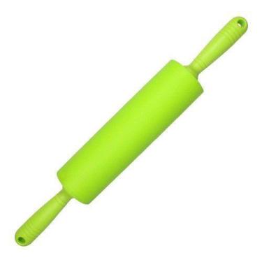 Imagem de Rolo De Massa Em Silicone Antiaderente - Bene Casa, Verde