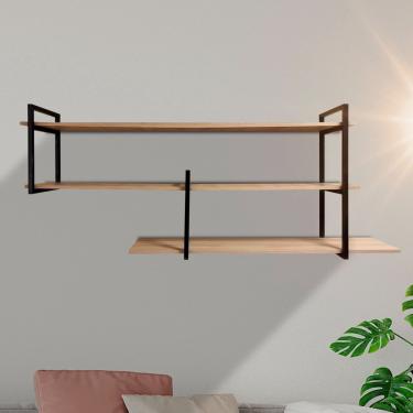 Imagem de Prateleira Estante Versátil Reforçada Elegante Moderna 150