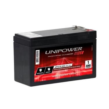 Imagem de Bateria Estacionaria Unipower UP1270SEG VRLA 12V 6,4Ah Para