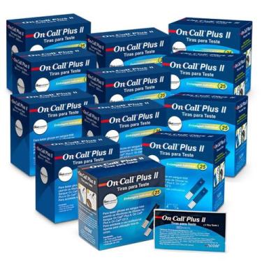 Imagem de 300 Tiras De Glicose Individuais On Call Plus Ii