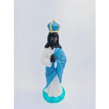 Imagem de Imagem Santa Sara Kali Manto Azul Escultura Resina Estatua 15 Cm - Lua