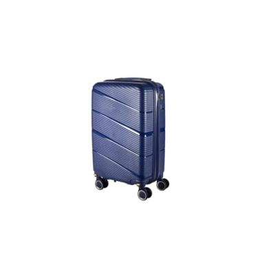 Imagem de Mala de Bordo 10KG Polipropileno Expansível Padrão Anac Giratória 360° (AZUL MARINHO)