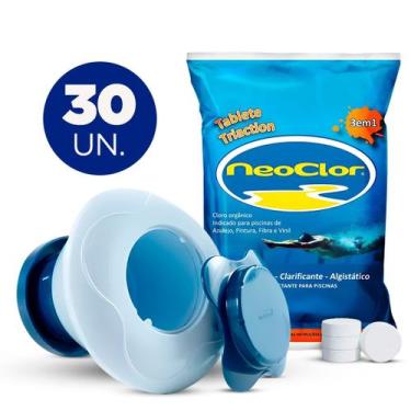 Imagem de Neoclor pastilha 3 em 1 e flutuador para manutenção e limpeza de pisci