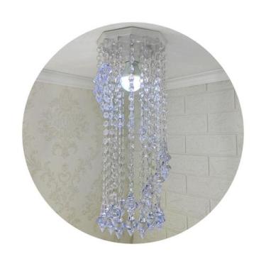 Imagem de Lustre de Cristal Acrílico Brilhante - Design Moderno - Lustres Sh Des