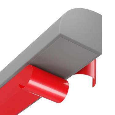 Imagem de Moldagem flexível de um quarto redondo, descasque e cole, acabamento de moldagem de canto, moldagem de borda de borracha impermeável acabamento quadrilateral para bancadas de canto de parede, 0,7 ×