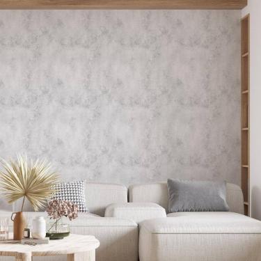 Imagem de Kit 8 Rolos Papel De Parede Adesivo Cimento 3,0M