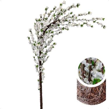 Imagem de Cerejeira Curvada Cores Árvore Artificial Sem Vaso - Flor de Mentirinh