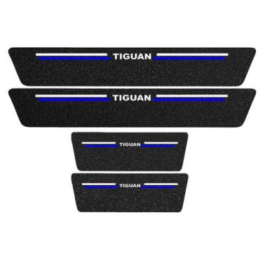 Imagem de Kit Soleira Protetora Porta Premium Blue PVC - Tiguan - Jhow Adesivos