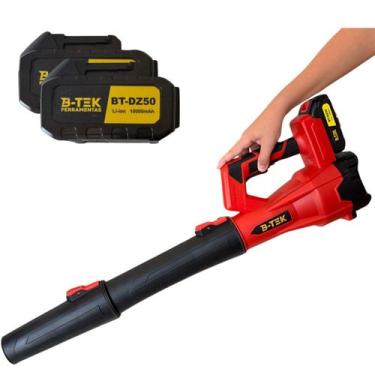 Imagem de Soprador Profissional Jardinagem 2 Bateria Resistente 1200 W - BTEK