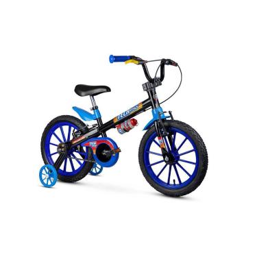 Imagem de Bicicleta Infantil Nathor Aro 16 Tech Boys 5 Preto/Azul