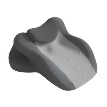 Imagem de Bothyi Almofada de espuma viscoelástica para pés, suporte para joelhos, travesseiro de rosto para baixo para sofás-cama, leitura, Cinza Escuro