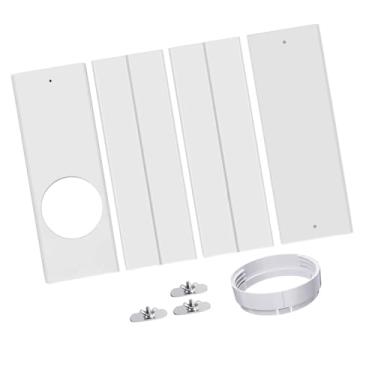 Imagem de IEUDNS Kit de janela para ar condicionado portátil com acoplador prático e resistente, ajustável para mangueira de exaustão, painéis de vedação de janela,