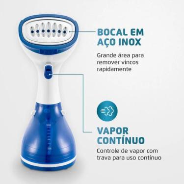 Imagem de Super Vaporizador Ferro de Passar Roupa Portátil e Higienizador 200ml 