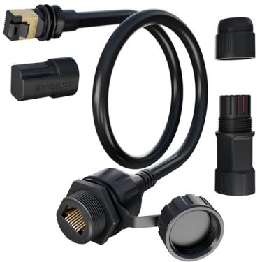 Imagem de Adaptador Ethernet STARGEAR para Starlink geração 3/Mini, cabo impermeável para Starlink, acoplador RJ45, extensão de cabo Ethernet para Starlink Mini