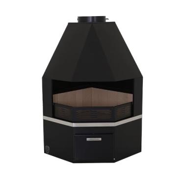 Imagem de Lareira De Canto Com Caixa De Lenha Fornos Pinhal