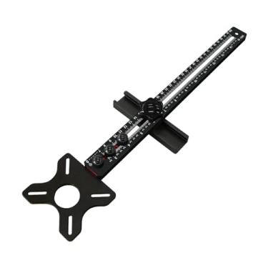 Imagem de IEUDNS Suporte de fresagem de fresagem de ranhuras, gabarito de corte circular, máquina de corte de liga de alumínio, placa giratória para redondo e entalhe, Sem Base