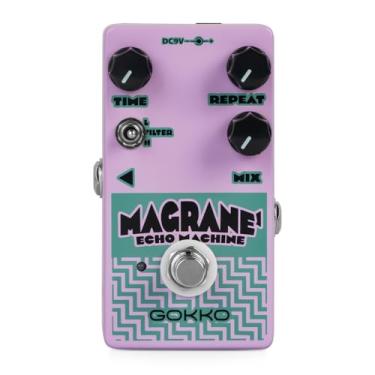 Imagem de GOKKO Magranei Echo Machine Gk-63 - Pedal De Efeito Delay Com Seletor Filtro, Função Boost E Espaço Infinito, Perfeito Para Guitarristas Que Buscam Timbres Únicos