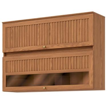 Imagem de Armario Aereo 2 Portas 120 Cm Mdp Requinte C631 Nature Henn Nature