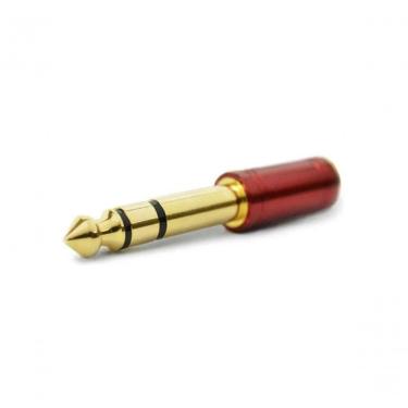 Imagem de Santo Angelo Plug Adaptador P2 P10 Estereo Nique Vermelho
