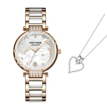 Imagem de Relógio Feminino Reef Tiger Rga1592 À Prova Da Água Bronze