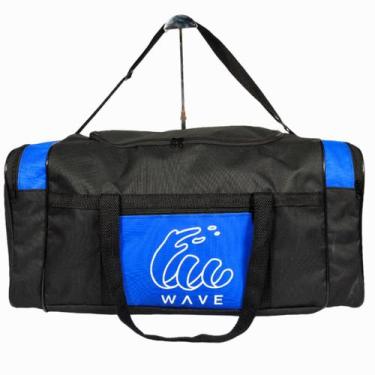 Imagem de Mala Bolsa De Viagem Sacola Grande Grande Reforçada - Wave Shop, Azul