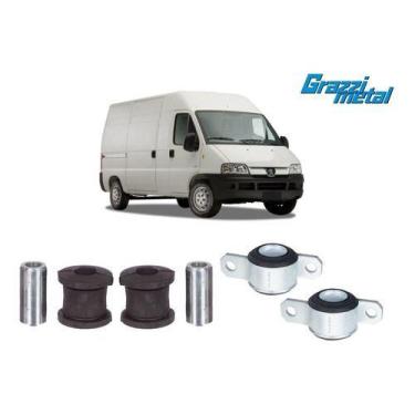 Imagem de Kit 4 Buchas Bandeja Balança Dianteira Boxer 2012 2013 2014 - Grazzime