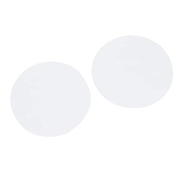 Imagem de DoHope 25 pares de protetores de mamilos masculinos invisíveis para mamilos evitam atritos nos mamilos adesivo 3 cm / 3,5 cm, 3,5 cm translúcido, 4.5cm