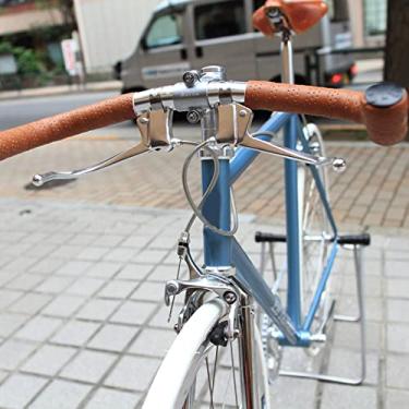 Imagem de Drfeify Guia Durável do Guidão da Barra Dobrada da Alavanca de Freio Ergonômico Alavanca de Bicicleta Ergonômica para a Postura Confortável de Pilota (Preto)