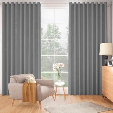 Imagem de Cortina Quebra Luz, Tamanho 6,00 x 2,50, Cor Cinza, Cortina Blecaute-CO